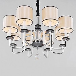 40W Modern/Contemporary Crystal Chrome Metal Chandeliers Living Room / Dining Room / Study Room/Office / Hallway