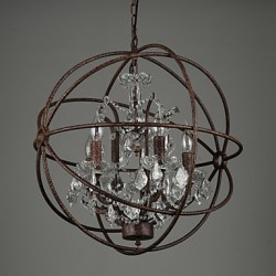 Chandeliers Crystal Traditional/Classic Bedroom / Dining Room / Entry / Hallway Metal