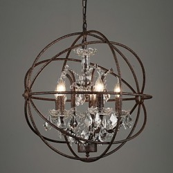 Chandeliers Crystal Traditional/Classic Bedroom / Dining Room / Entry / Hallway Metal